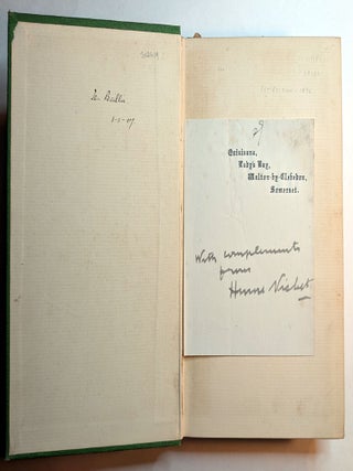 THE REBEL CHIEF. A Romance of New Zealand. With Illustrations by the Author. Signed Presentation Card from the Author Laid In.