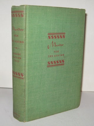 Item #309449 MURDER FOR THE ASKING. George Harmon COXE