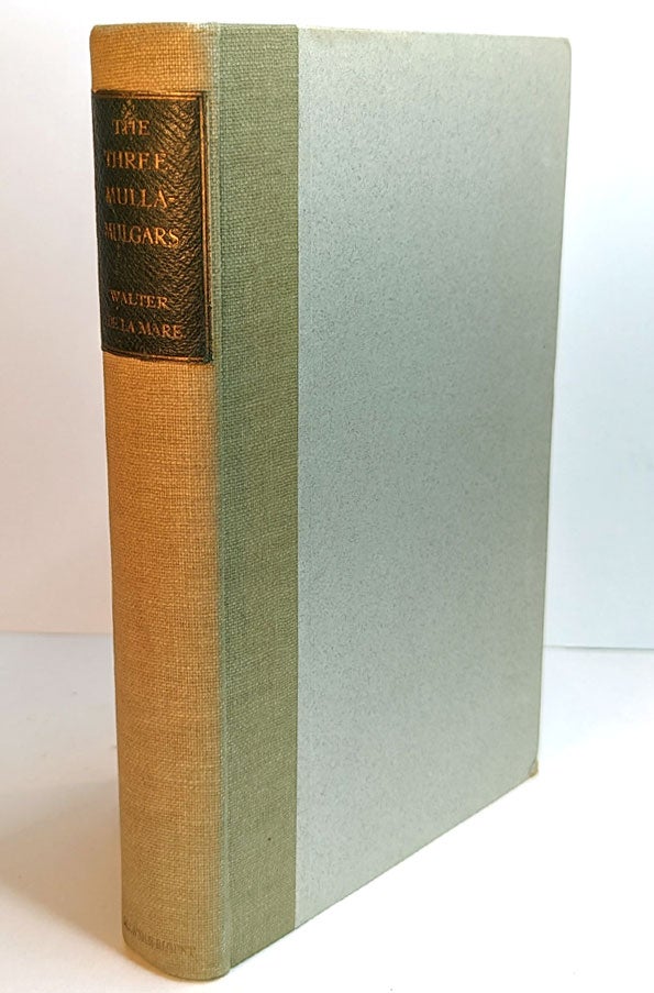 Item #311326 THE THREE MULLA-MULGARS. With Illustrations by J.A. Shepherd. The Signed, Limited Edition. Walter DE LA MARE.