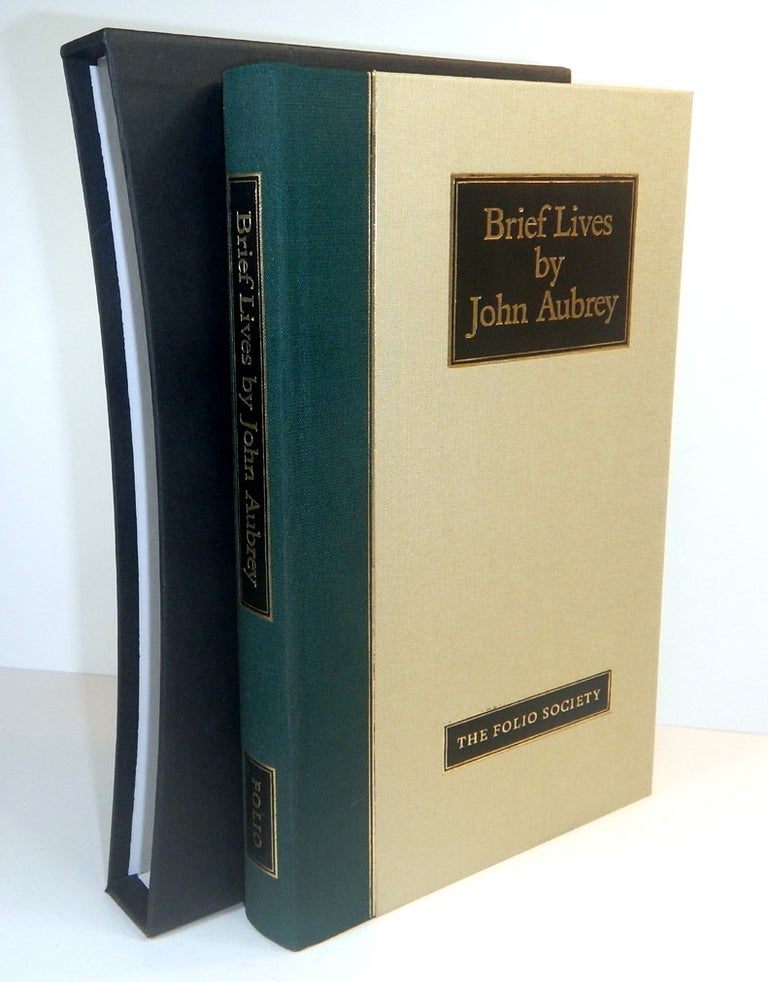 Item #311656 BRIEF LIVES. A SELECTION BASED ON CONTEMPORARY PORTRAITS. Edited by Richard Barber. John AUBREY.