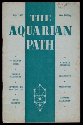 Item #311691 THE AQUARIAN PATH. Five Issues, July 1950 - June 1951. F. CLIVE-ROSS, Francis