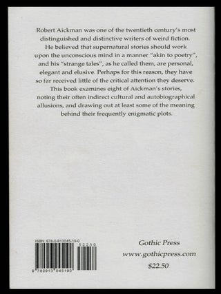 AKIN TO POETRY. Observations on Some Strange Tales of Robert Aickman, by Philip Challinor.