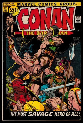 Item #312386 CONAN THE BARBARIAN No 12. Illustrated by Barry Windsor-Smith [here listed as Barry...
