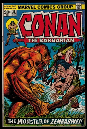 Item #312388 CONAN THE BARBARIAN No 28. Illustrated by John Buscema. Robert E. HOWARD, John BUSCEMA