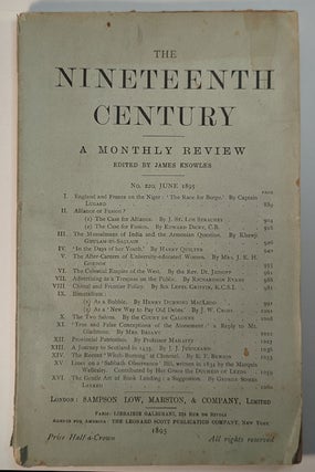 THE RECENT 'WITCH-BURNING' AT CLONMEL [in] THE NINETEENTH CENTURY: A Monthly Review Edited by. E. F. BENSON.