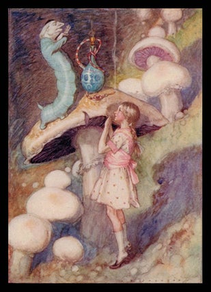 Item #312654 ALICE'S ADVENTURES IN WONDERLAND. Illustrated in Colour by A.E. Jackson. Lewis CARROLL