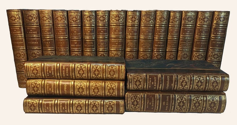 Item #312754 OEUVRES DE ALPHONSE DAUDET. 20 Volumes. Alphonse DAUDET.
