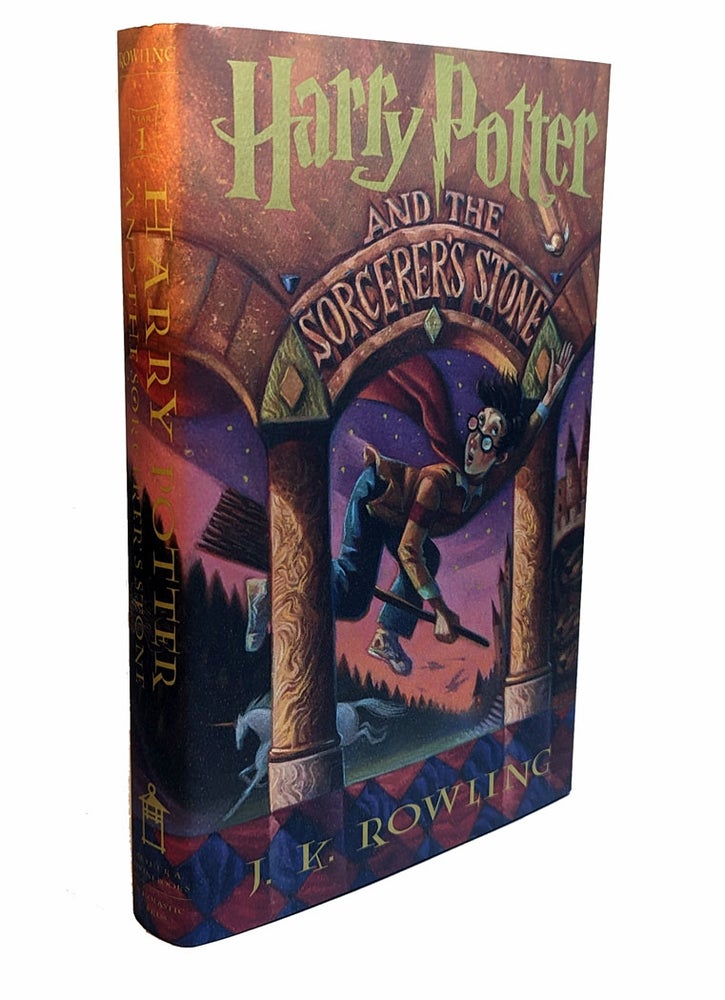 Item #312846 HARRY POTTER AND THE SORCERER'S STONE. First American Book Club Edition. J. K. ROWLING.