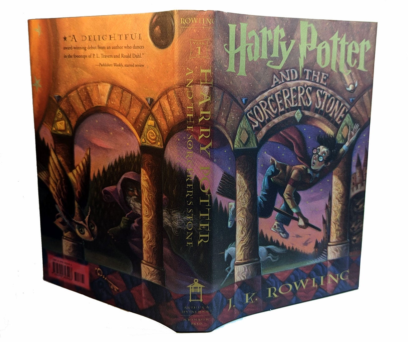 Harry Potter Books Scholastic J.K. Rowling Lot of 4 Books