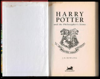HARRY POTTER AND THE PHILOSOPHER'S STONE. Second Printing of the First Canadian Edition.