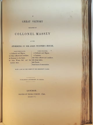 BIBLIOTECA GLOUCESTRENSIS: A Collection of Scarce and Curious Tracts, Relating to the County and City of Gloucester; Illustrative of, and Published During the Civil War; with an Historical Introduction, Notes, and an Appendix.