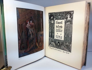 Item #312995 FAUST By Goethe. From the German by John Anster. Illustrated by Harry Clarke. Signed...