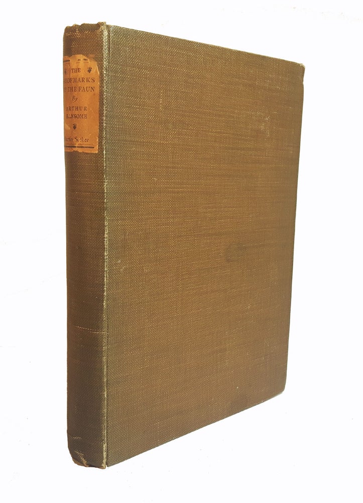 Item #312999 THE HOOFMARKS OF THE FAUN. Arthur RANSOME.
