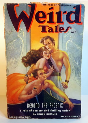 Item #313017 THE MAZE OF MAAL DWEB [in] WEIRD TALES magazine, Vol 32, No 4., October, 1938 issue....