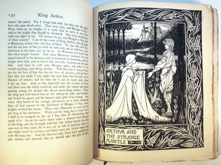 LE MORTE D'ARTHUR. The Birth Life and Acts of King Arthur of his Noble Knights of the Round Table Their Marvellous Enquests and Adventures The Achieving of the San Greal and in the End Le Morte Darthur with the Dolourous Death and Departing out of This World of Them All. The Text as Written by Sir Thomas Mallory and Imprinted by William Caxton at Westminster the Year MCCCCLXXXV And Now Spelled in Modern Style. With an Introduction by Professor Rhys and Embellished with Many Original Designs by Aubrey Beardsley.
