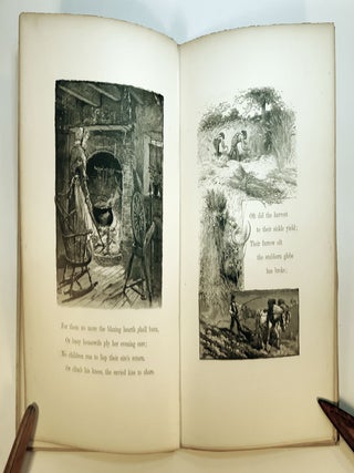 ELEGY Written In A Country Churchyard. Illustrated by Harry Fenn.