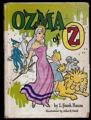 Item #313165 OZMA OF OZ. 1950's Edition in Dust Jacket with Artwork by Roland Roycraft. L. Frank...