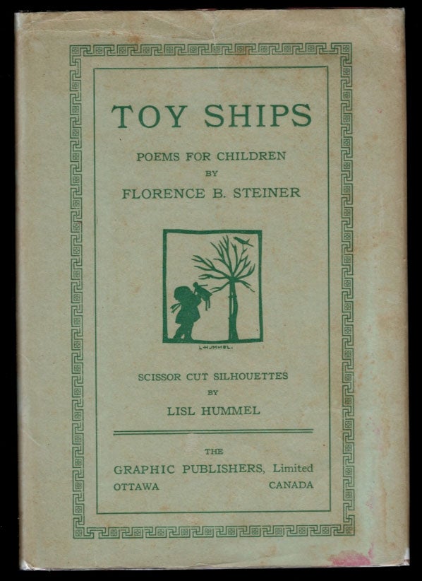 Item #313275 TOY SHIPS. Poems For Children. Florence B. STEINER.