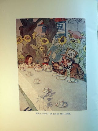 ALICE'S ADVENTURES IN WONDERLAND. Fully Illustrated in Line and Colour by Harry Rountree.