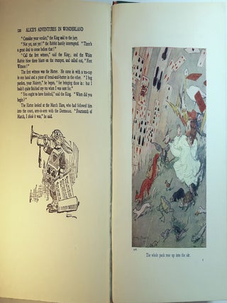 ALICE'S ADVENTURES IN WONDERLAND. Fully Illustrated in Line and Colour by Harry Rountree.