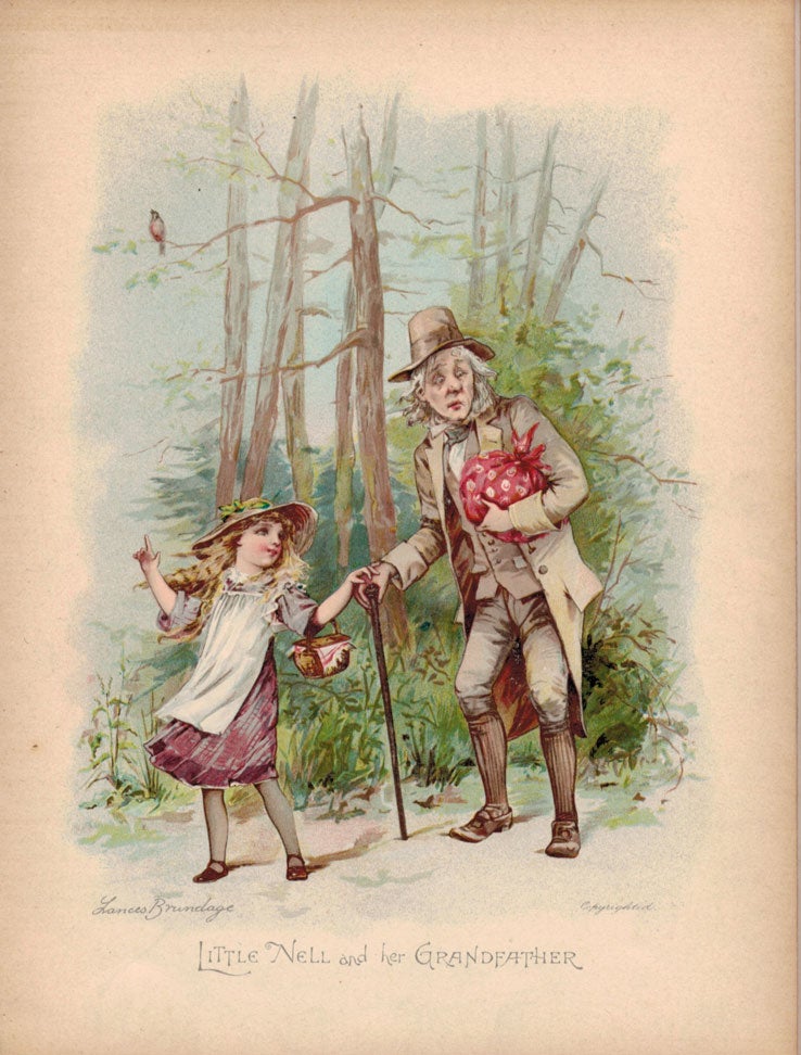 Item #313305 CHILDREN'S STORIES FROM DICKENS; Re-Told by his Grand-Daughter and Others. Edited by Edric Vredenburg.; Illustrated by Frances Brundage, Harold Copping, The Baroness Orczy, J. Willis Grey, Edith Scannell, Major Giles. Charles DICKENS, Frances Brundage, Others.