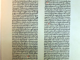 A LEAF FROM DE ANTIQUITATE JUDAICA, DE BELLO JUDAICO, PRINTED BY JOHANN SCHÜSSLER, AUGSBERG, 1470.