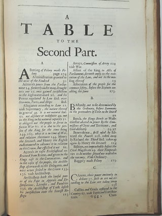 HISTORICAL AND POLITICAL DISCOURSE OF THE LAWS AND GOVERNANCE OF ENGLAND, From the First Times to the End of the Reign of Queen Elizabeth. With a Vindication of the Ancient Way of Parliaments in England. Collected from some Manuscript Notes of John Selden, Esq., by Nathaniel Bacon of Grays Inn, Esquire. In 2 Parts.