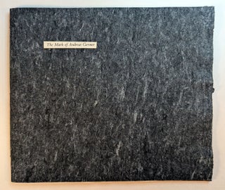 Item #313427 THE MARK OF ANDREAS GERMER. Artist's Proof of the Special Lettered Edition. Ron...