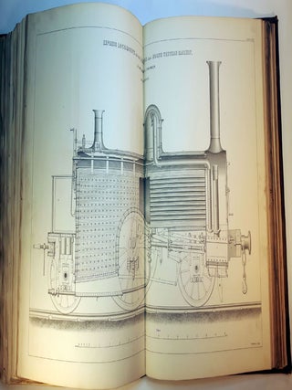 THE IMPERIAL CYCLOPEDIA OF MACHINERY; Being a Series of Plans, Sections and Elevations of Stationary, Marine and Locomotive Engines, Spinning Machinery, Grinding Mills, Tools &c. All of the Newest & most approved Construction & many of them only recently Patented, Including several of the most useful and important Machines From The Great Exhibition, With Descriptive Letterpress, an Essay on the Steam Engine, and a History of the Railways of Great Britain.