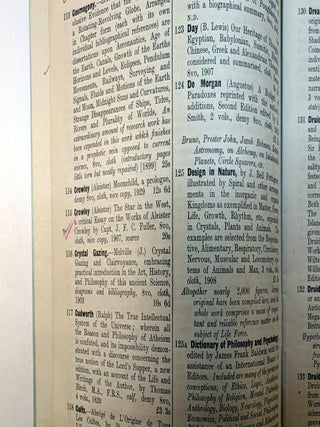 THREE CATALOGUES OF SECOND-HAND BOOKS From John M. Watkins, Booksellers, 21 Cecil Court, London, 1950-1956.