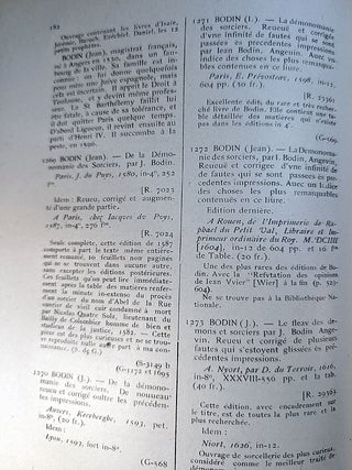 MANUEL BIBLIOGRAPHIQUE DES SCIENCES PSYCHIQUES OU OCCULTES. SCIENCES DES MAGES - HERMETIQUE - ASTROLOGIE - KABBALE - FRANC-MACONNERIE - MEDECINE ANCIENNE - MESMERISME - SORCELLERIE - SINGULARITES - ABERRATIONS DE TOUT ORDRE - CURIOSITES.