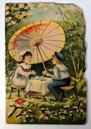 Item #313662 THE TEA PARTY. ANONYMOUS, SHAPE BOOK