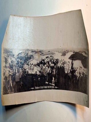 Item #313758 Original Photograph: Panorama of Sydney & Harbour From North Shore. PANORAMIC...