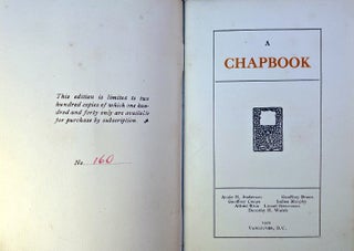 A CHAPBOOK.