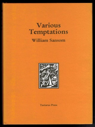 Item #313864 VARIOUS TEMPTATIONS. William SANSOM