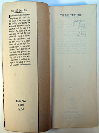 THE TALL TREES FALL. First Indian Edition.