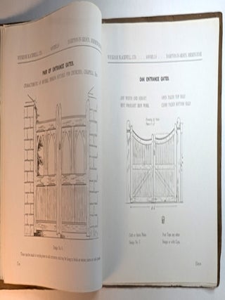 CATALOGUE OF GATES, FENCING, AND OTHER MANUFACTURED GOODS. WYCKHAM BLACKWELL, Ltd., Sawmills, Hampton-in-Arden, Birmingham.