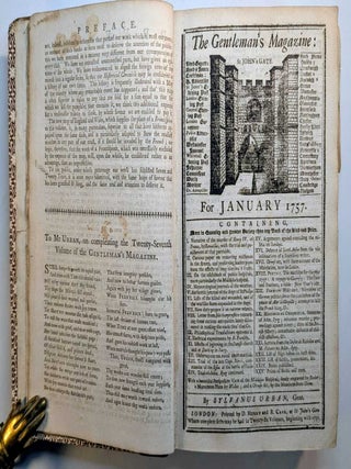 THE GENTLEMAN'S MAGAZINE, AND HISTORICAL CHRONICLE. Volume XXVII. For the Year M.DCC.LVII.
