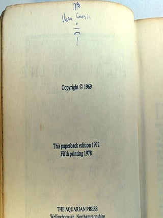 JAKE STRATTON-KENT'S COPY OF THE TREE OF LIFE By Israel Regardie.