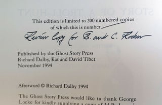 THE STORY OF A TROLL-HUNT, Written & Drawn by James McBryde.