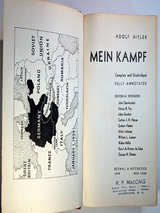 MEIN KAMPF, by Adolf Hitler. Complete and Fully Unabridged. FULLY ANNOTATED.