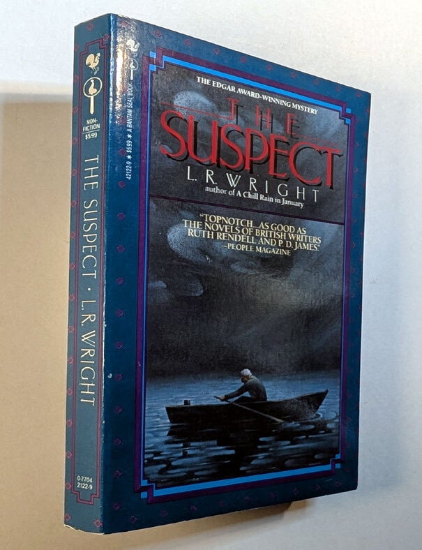Item #314542 THE SUSPECT, Inscribed by the Author. L. R WRIGHT.