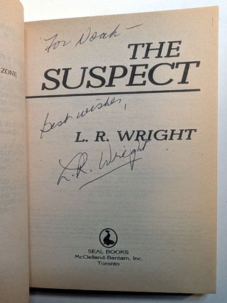 THE SUSPECT, Inscribed by the Author.