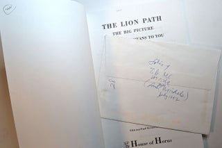 THE LION PATH: THE BIG PICTURE. The Short path to Regeneration for our Times. By Musaios.