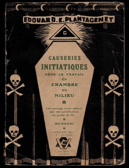 Item #314607 CAUSERIES INITIATIQUES Pour Le Travail en Chambre du Milieu, Edouard E. PLANTAGENET.