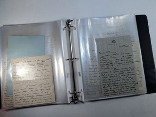 ARCHIVE OF LETTERS BY BRITISH-AMERICAN SHAKESPEARIAN ACTOR ERIC BLIND, to his parents in England, 1895-1916. With Content Pertaining to the careers of Ellen Terry, Sydney Greenstreet and Douglas Fairbanks.