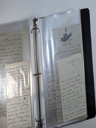 ARCHIVE OF LETTERS BY BRITISH-AMERICAN SHAKESPEARIAN ACTOR ERIC BLIND, to his parents in England, 1895-1916. With Content Pertaining to the careers of Ellen Terry, Sydney Greenstreet and Douglas Fairbanks.
