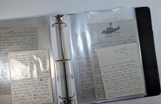 ARCHIVE OF LETTERS BY BRITISH-AMERICAN SHAKESPEARIAN ACTOR ERIC BLIND, to his parents in England, 1895-1916. With Content Pertaining to the careers of Ellen Terry, Sydney Greenstreet and Douglas Fairbanks.