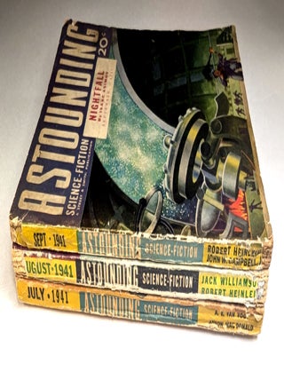 METHUSELAH'S CHILDREN [serialized in] ASTOUNDING SCIENCE FICTION magazine, July, August & September 1941 issues. Along with Heinlein's WE ALSO WALK DOGS, and Isaac Asimov's NIGHTFALL.