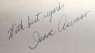 I, ROBOT. Signed by the Author, along with the Invitation to the Launch Party, Dec 2nd, 1950.